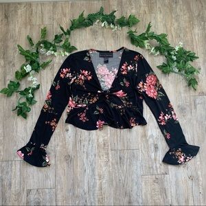 Floral crop top